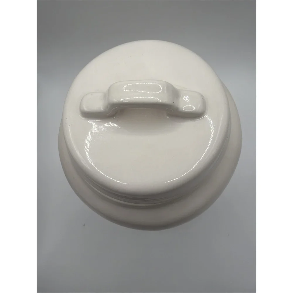 Rae Dunn COOKIES Canister Large White Ceramic‎ Farmhouse Cookie Jar